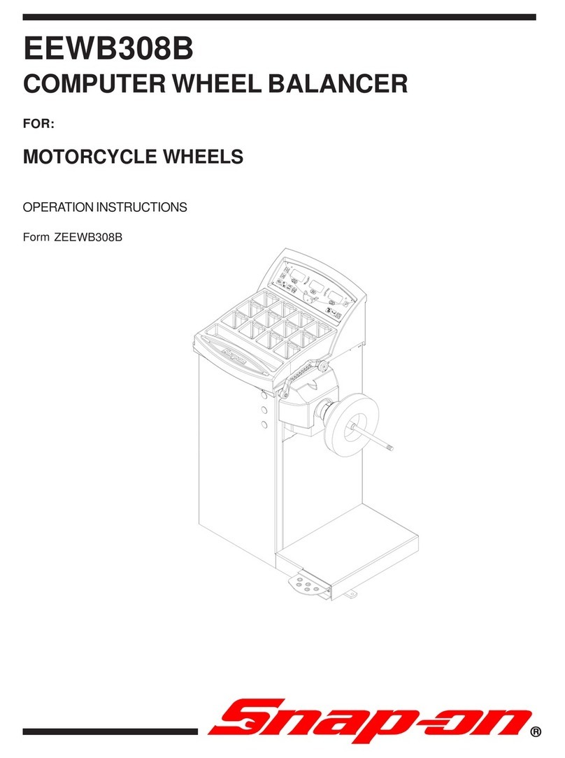 Snap-On EEWB308B User manual