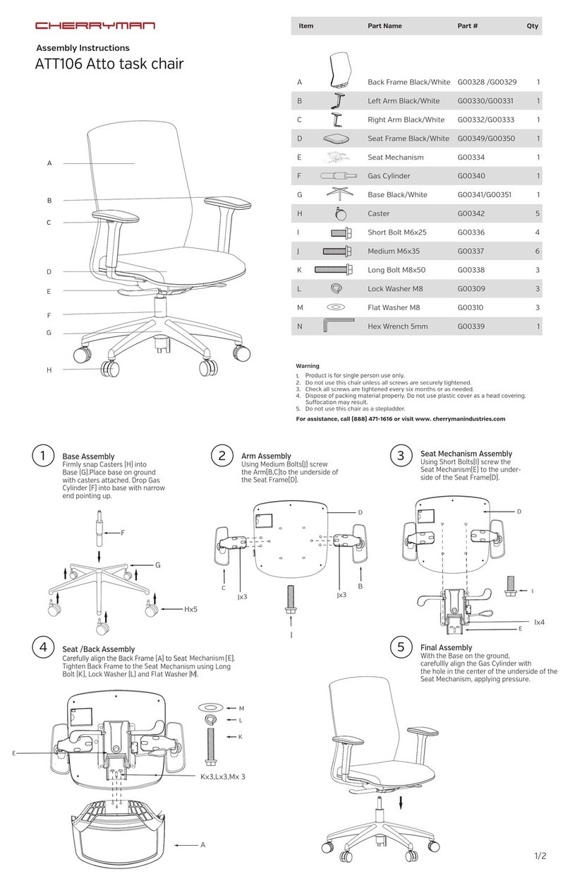 Cherryman ATT106 Assembly instructions