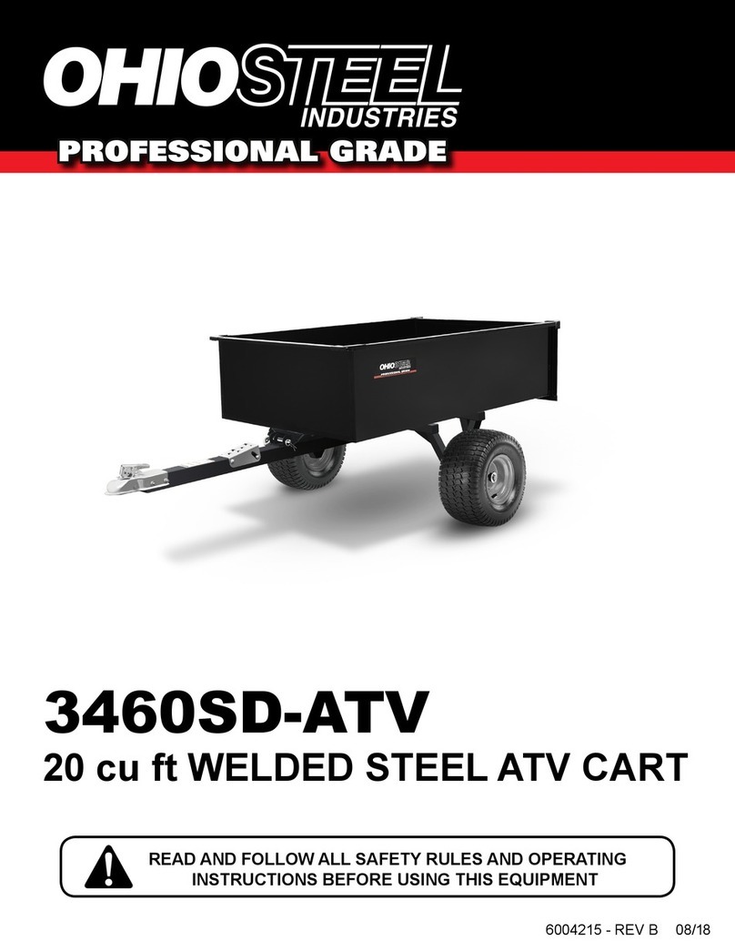 Ohio Steel 3460SD-ATV operating instructions