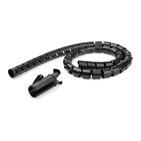 StarTech.com Spiral Cable-Management Sleeve - Black User manual