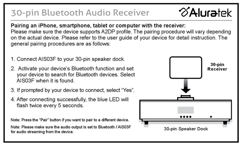 Aluratek AIS03F quick start guide