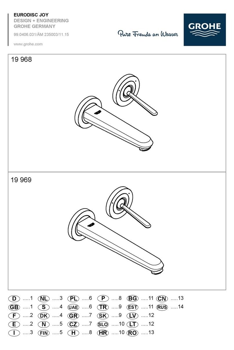 Grohe EURODISC JOY 19 968 User manual