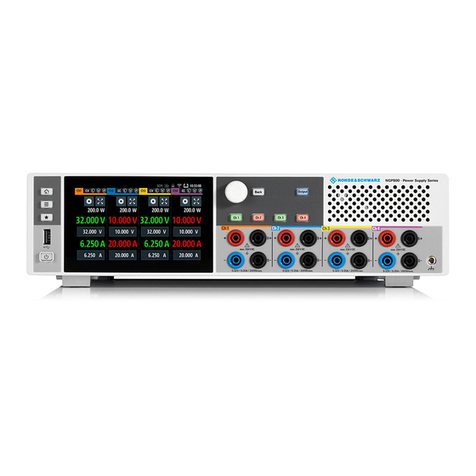 Rohde & Schwarz R&S NGP800 Series User manual