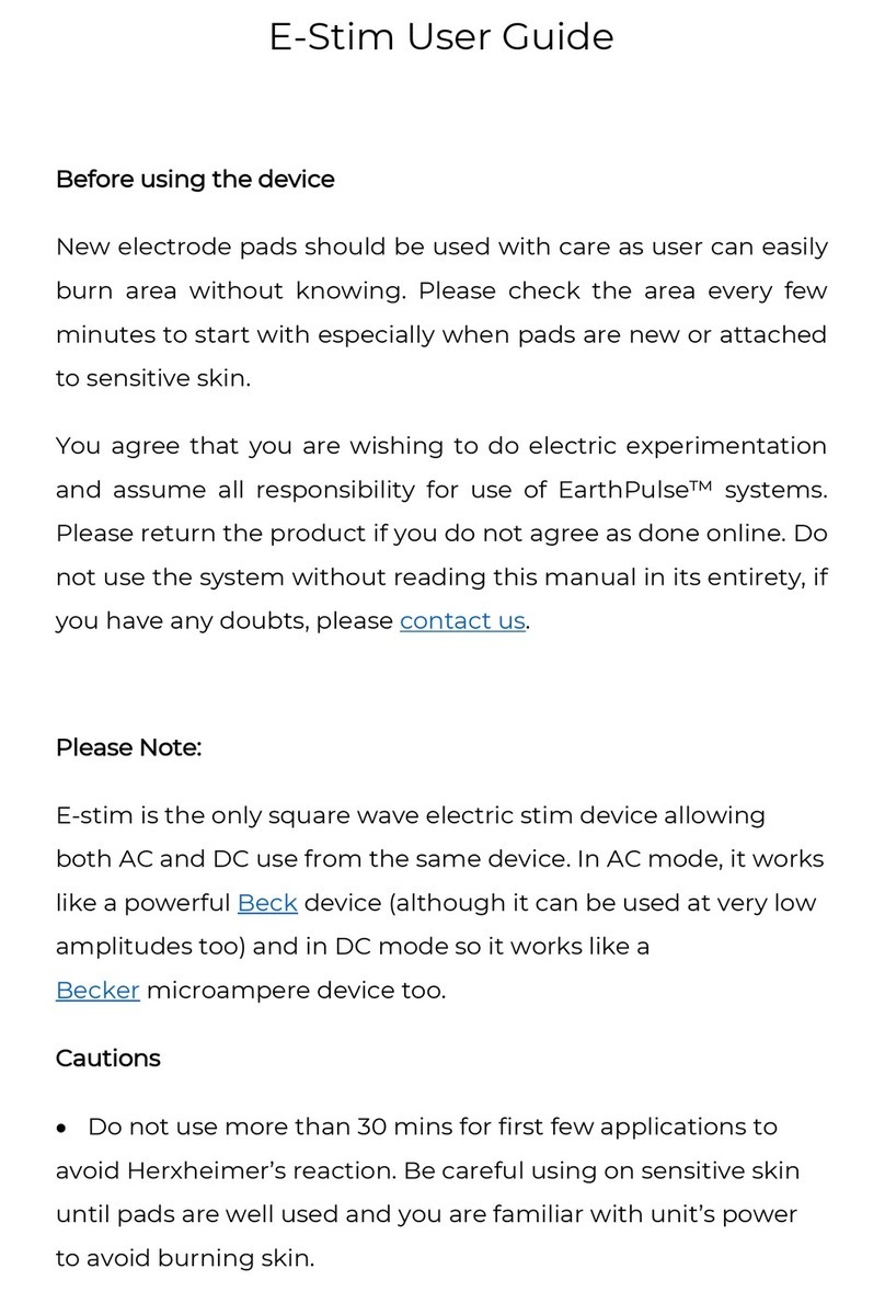 EarthPulse E-Stim user guide