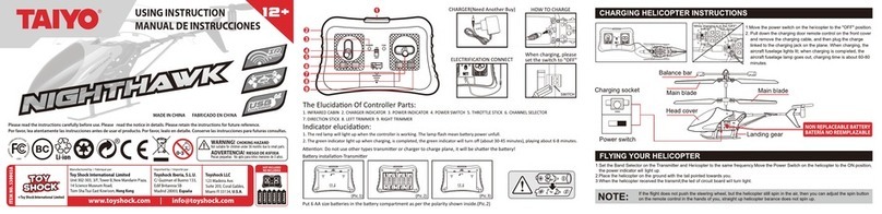 TOY SHOCK TAIYO NIGHTHAWK Using instruction