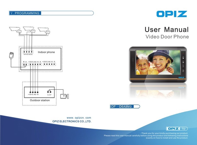 Opiz OP-D6A8M3 user manual