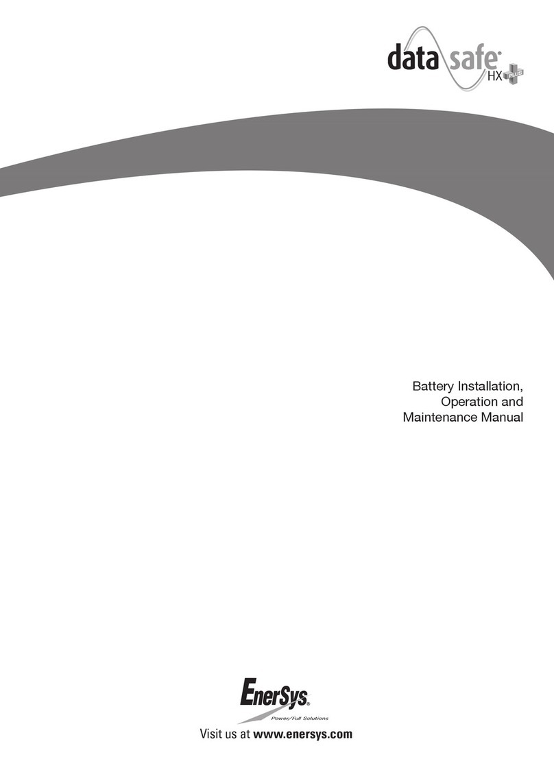 EnerSys DataSafe HX+ User manual