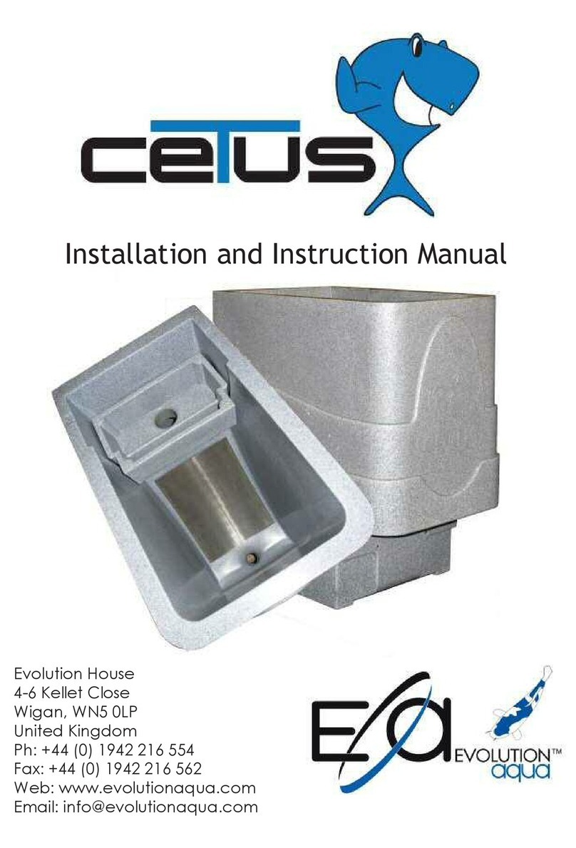 Evolution Aqua ceTus Installation and instruction manual
