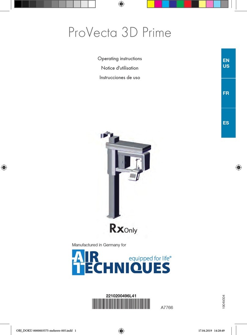 Air Techniques ProVecta 3D Prime operating instructions