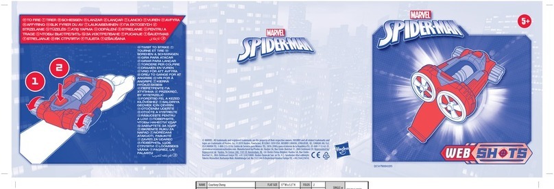 Hasbro MARVEL SPIDER-MAN WEB SHOTS User manual
