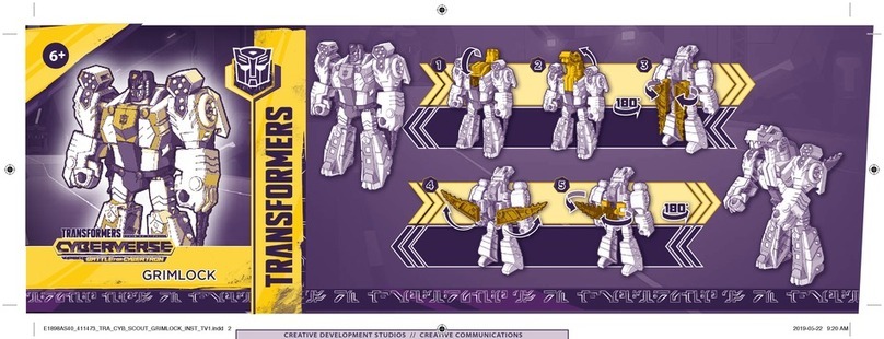 Hasbro TRANSFORMERS CYBERVERSE BATTLE FOR CYBERTRON... User manual Hasbro TRANSFORMERS CYBERVERSE BATTLE FOR CYBERTRON... User manual