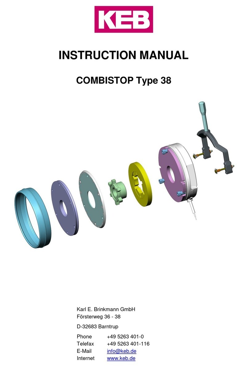 KEBCO COMBISTOP 38 instruction manual KEBCO COMBISTOP 38 instruction manual
