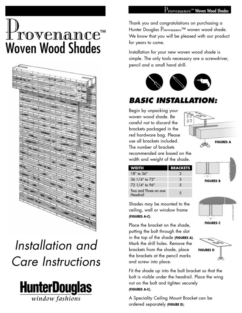 HunterDouglas Provenance Operation manual HunterDouglas Provenance Operation manual