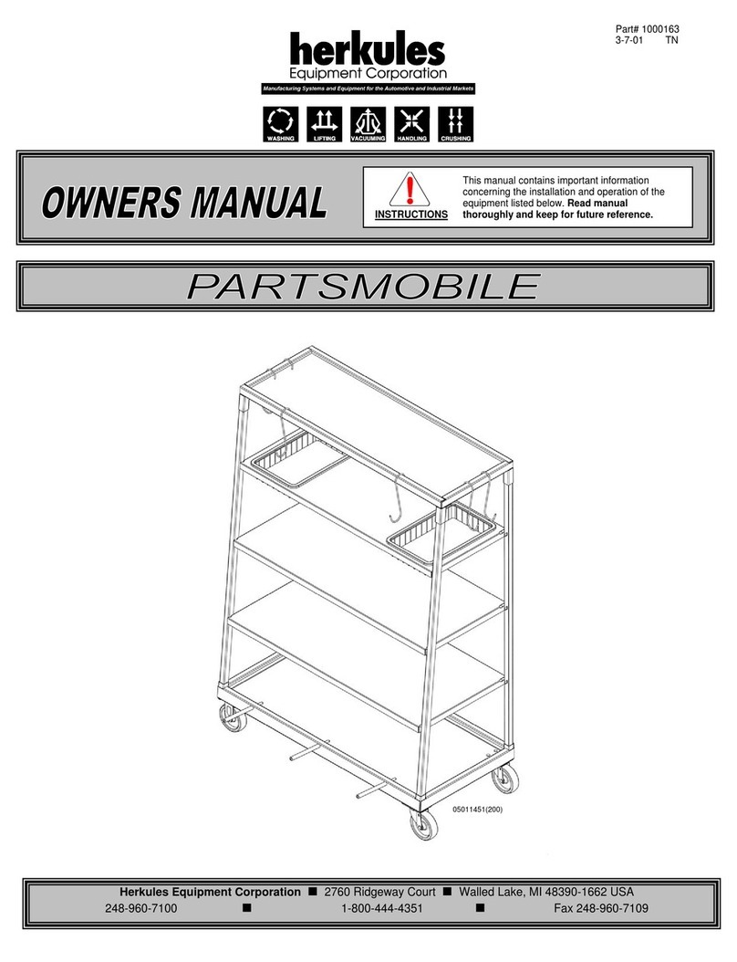 HERKULES Partsmobile Series owner's manual