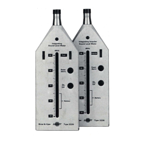 BRUEL & KJAER 2225 User manual