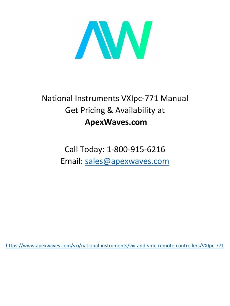 National Instruments VXIpc 770 Series user manual