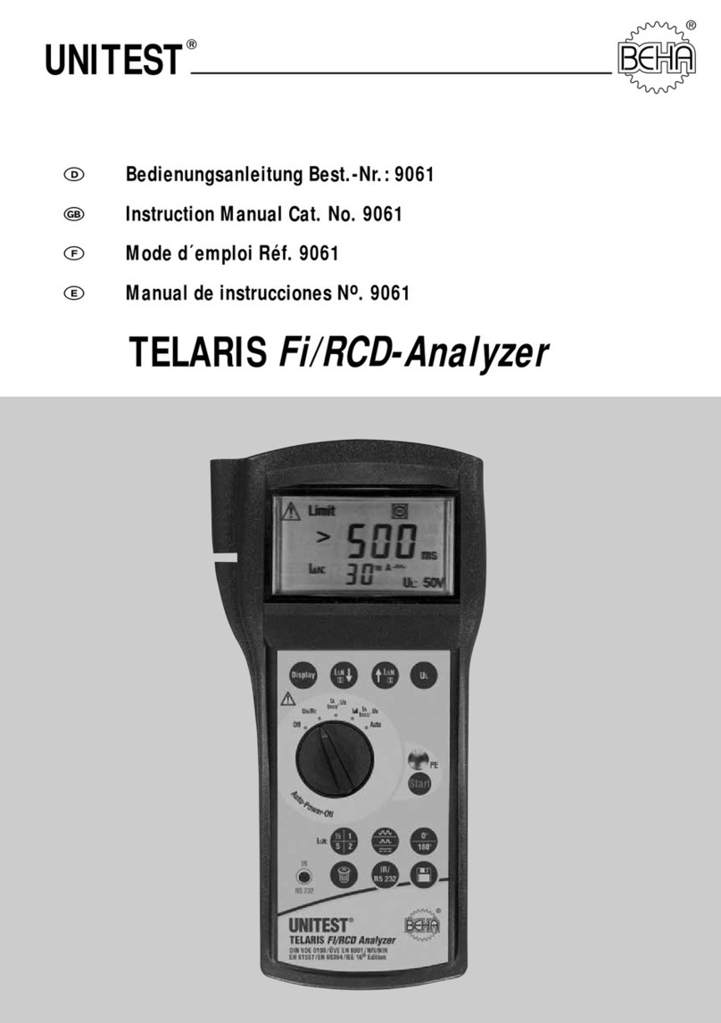 BEHA UNITEST TELARIS instruction manual