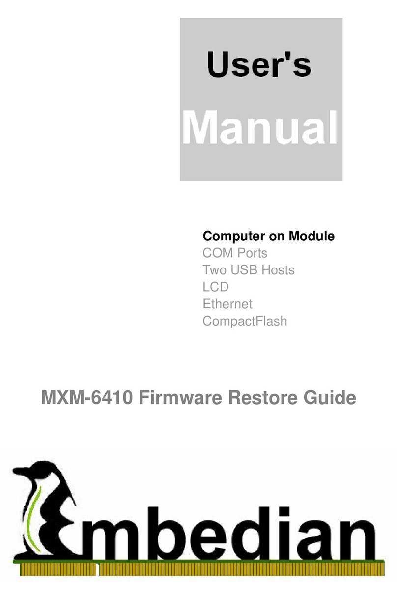 Embedian MXM-6410 user manual