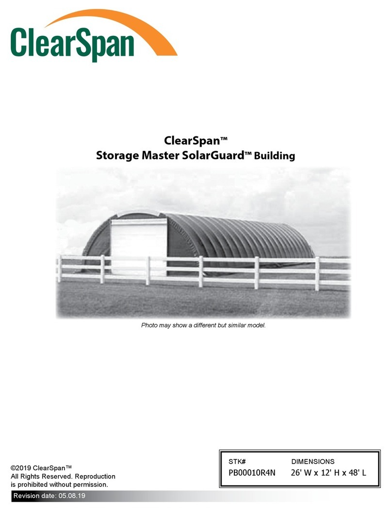 ClearSpan Storage Master Solarguard manual