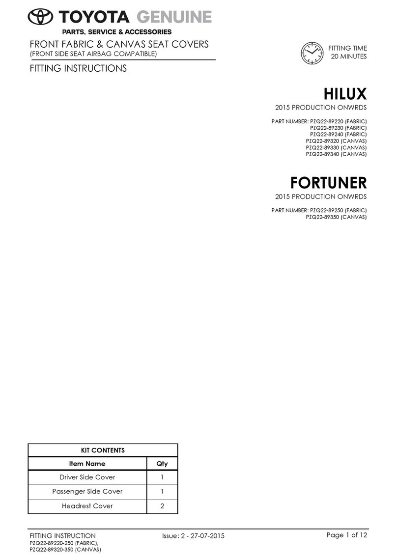 Toyota PZQ22-89220 User manual