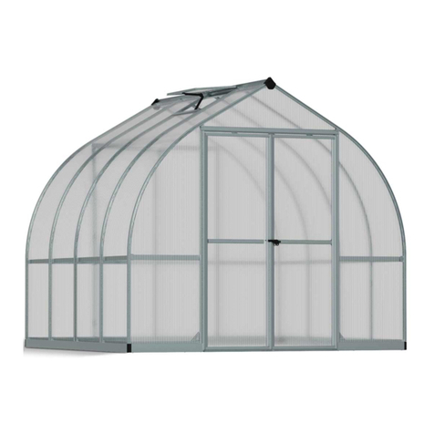 Palram Bella 8'x8'- TwinWall Glazing Assembly instructions