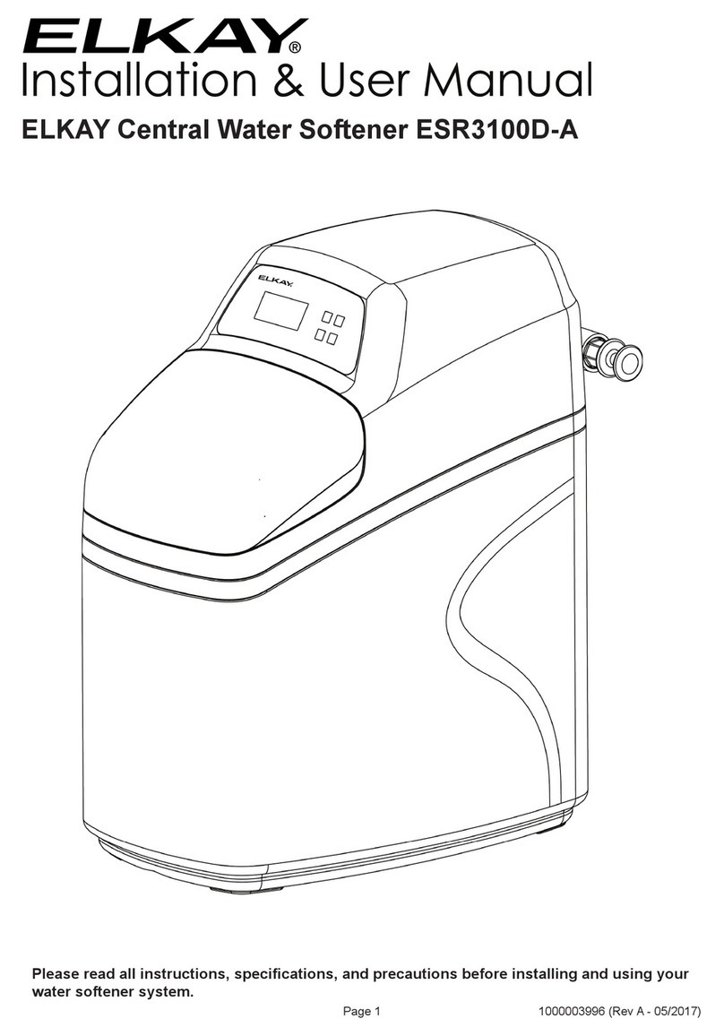 Elkay ESR3100D-A Instruction Manual