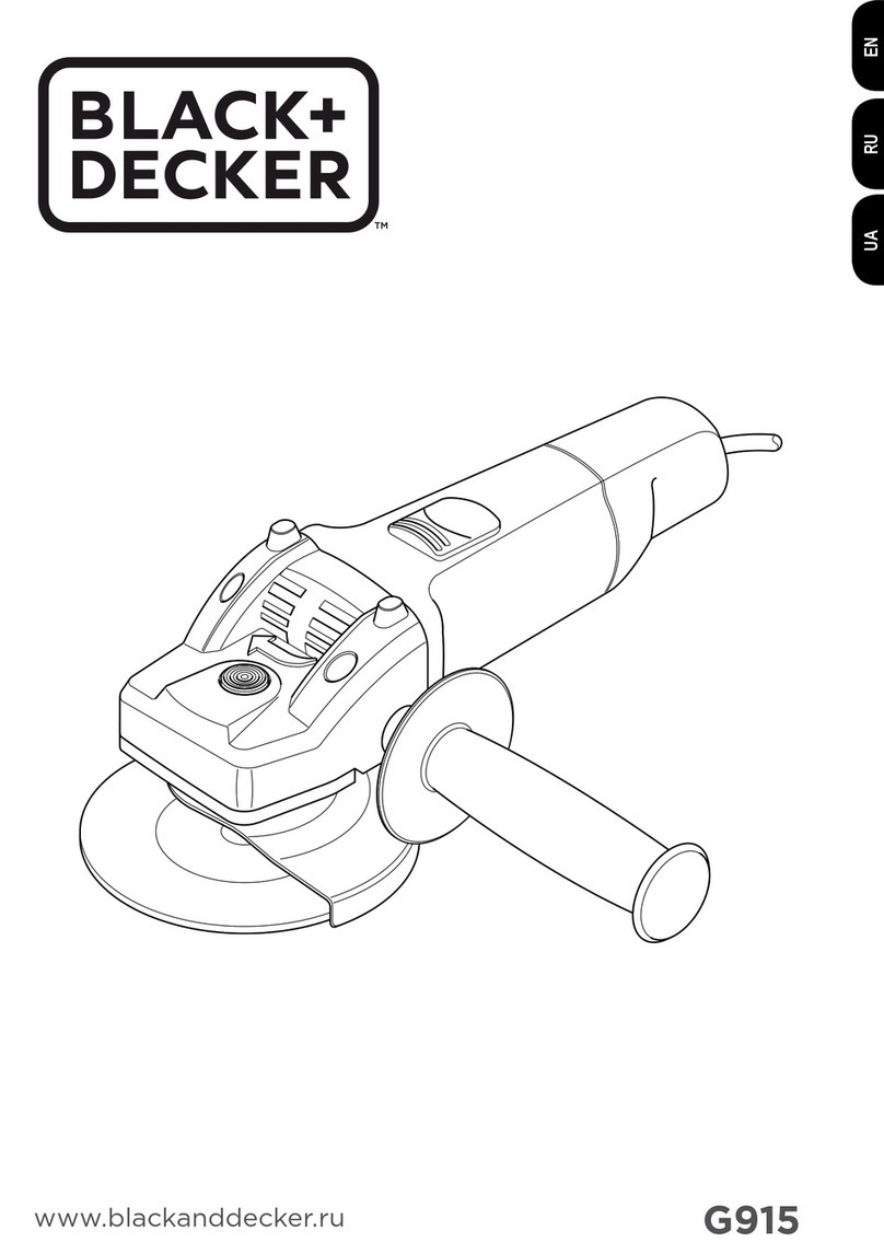 BLACK DECKER G915 User manual