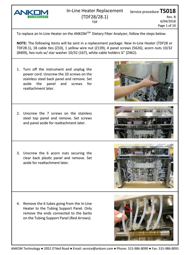 Ankom TDF28 Service Procedure