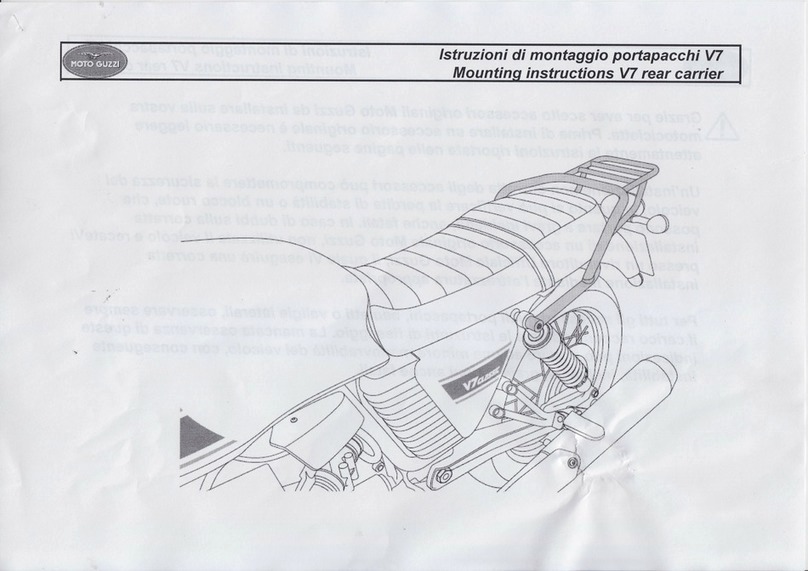 MOTO GUZZI V7 CLASSIC Mounting instructions