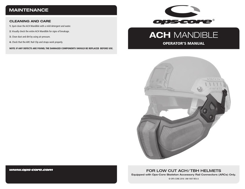 Ops-Core ACH User manual Ops-Core ACH User manual