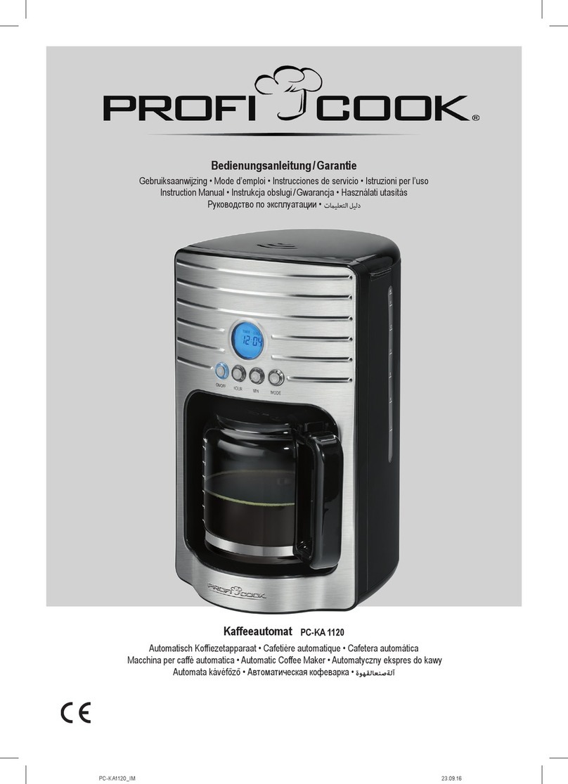 Proficook PC-KA 1120 User manual