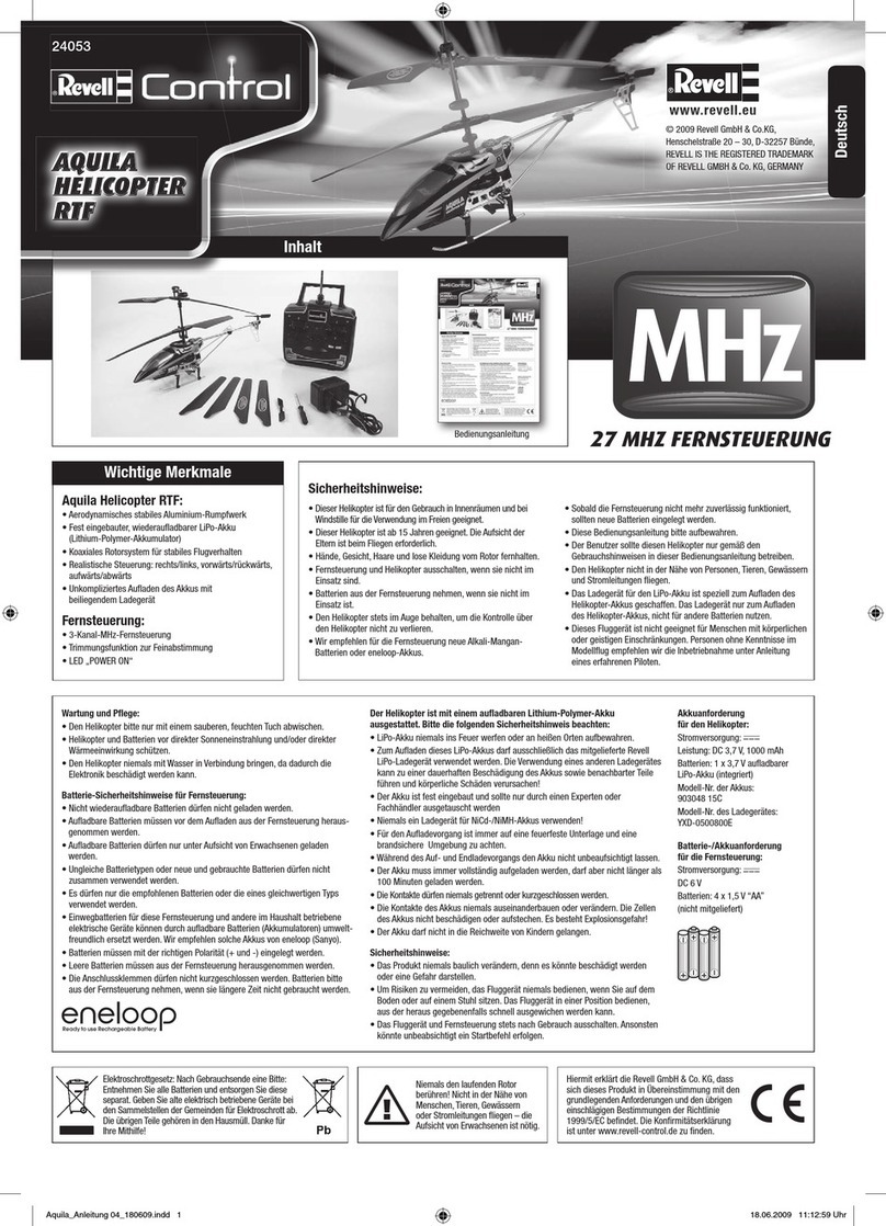 REVELL Aquila RTF manual