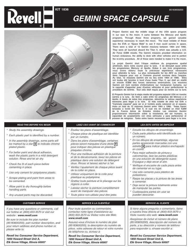 REVELL Gemini User manual