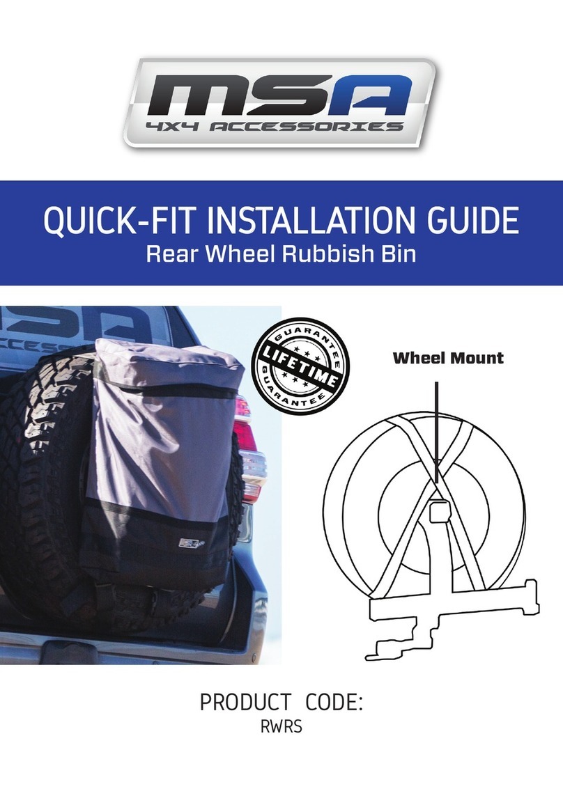 MSA RWRS QUICK-FIT INSTALLATION GUIDE MSA RWRS QUICK-FIT INSTALLATION GUIDE