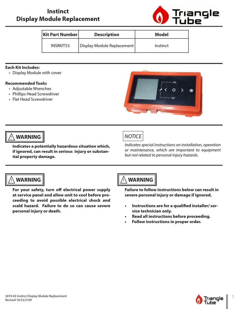 TriangleTube INSRKIT53 Use and care manual