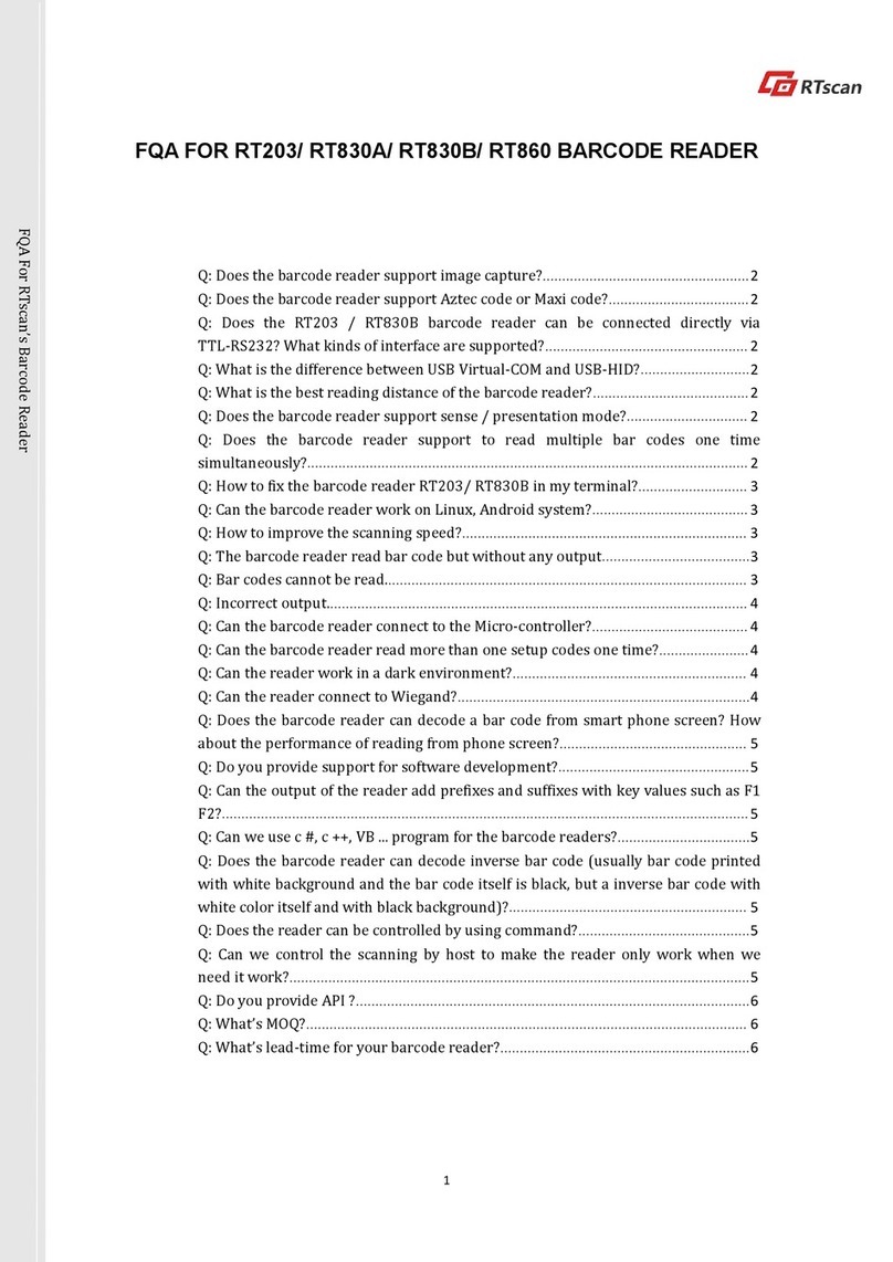 RTscan RT203 Installation guide