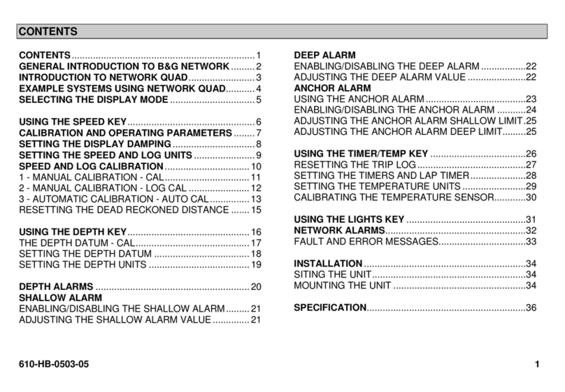 B&G Network Series manual