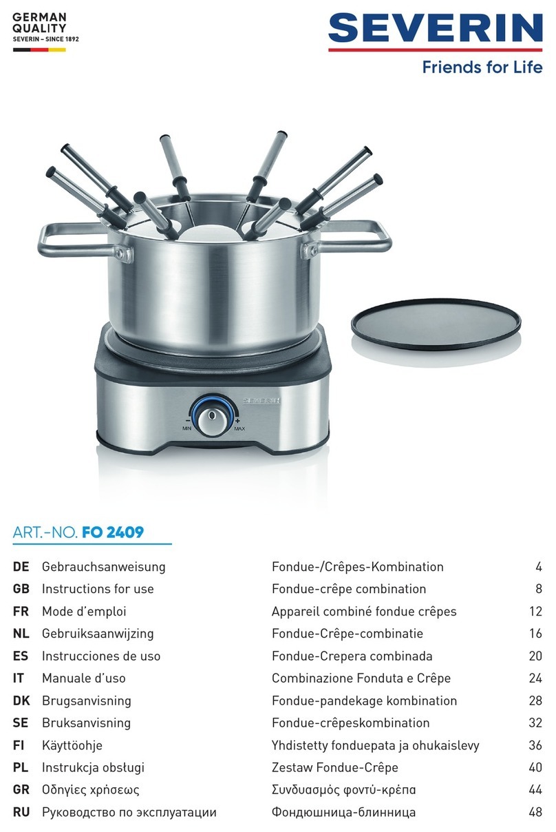 SEVERIN FO 2409 User manual