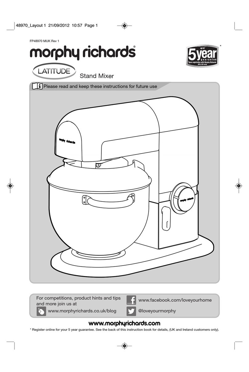 Morphy Richards Latitude 48970 manual