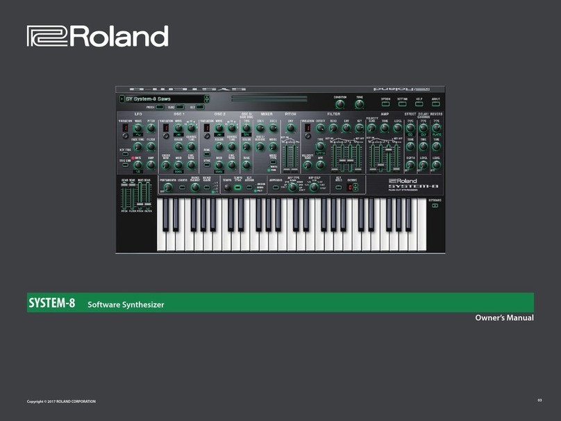 Roland System-8 User manual