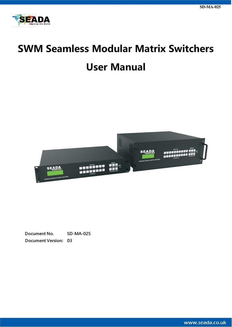 Seada SWM Series user manual