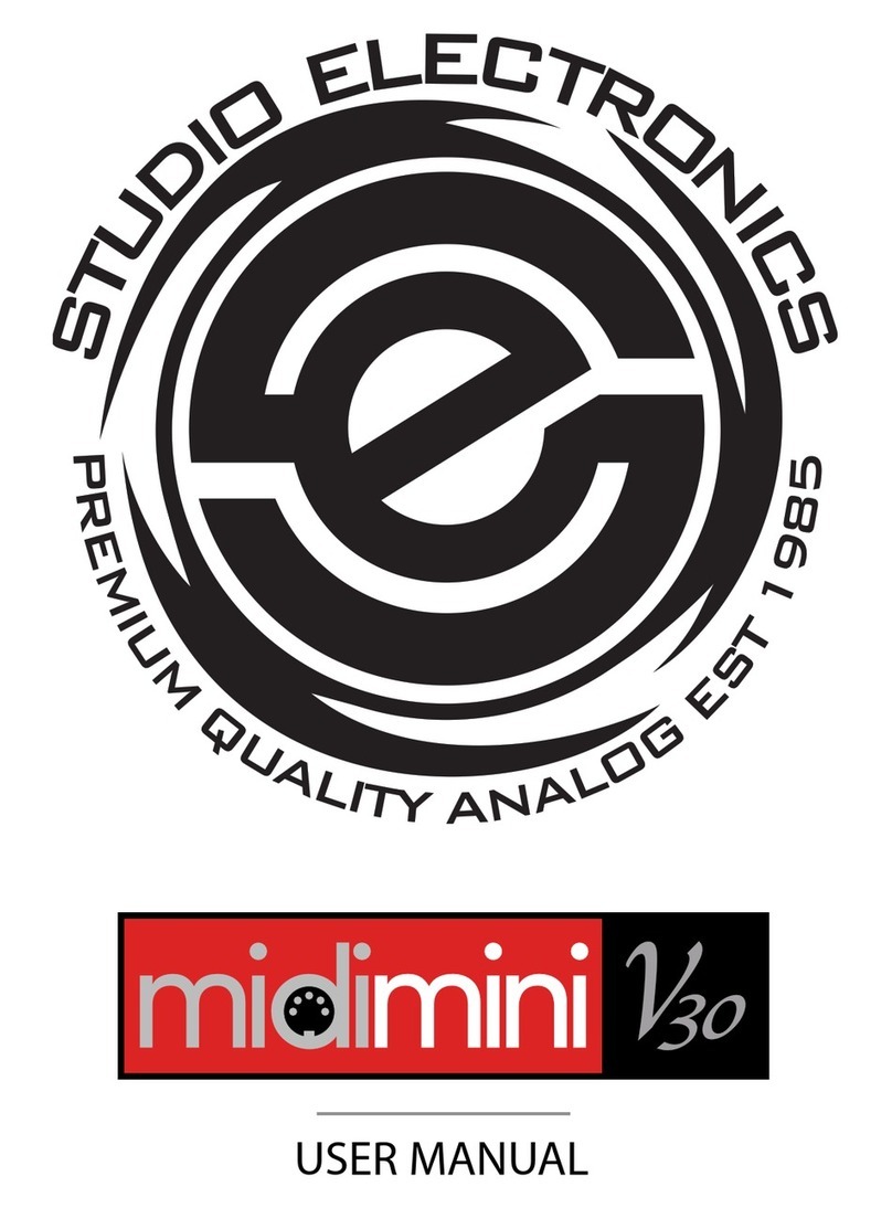 Studio Electronics midimini V30 User manual