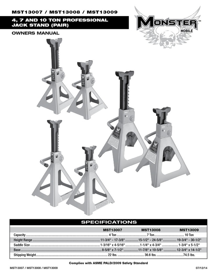 Monster MST13007 owner's manual