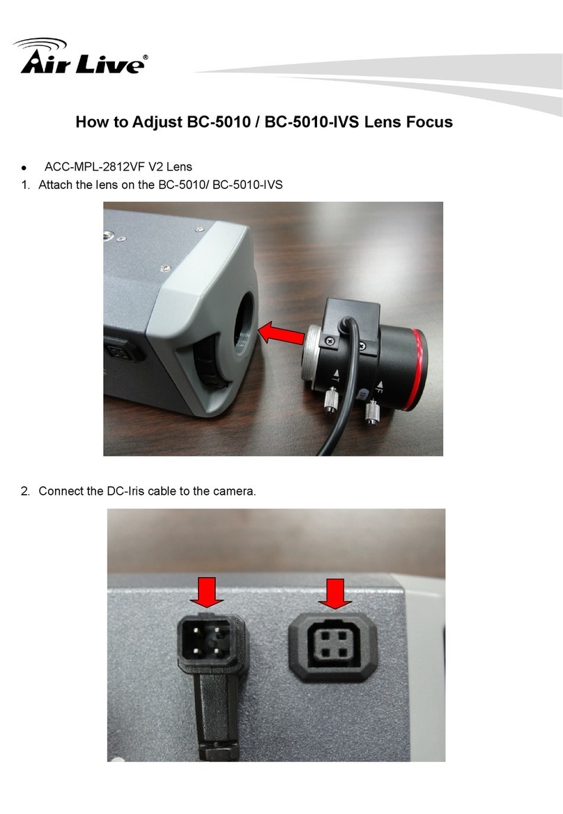 AirLive BC-5010 How to Adjust