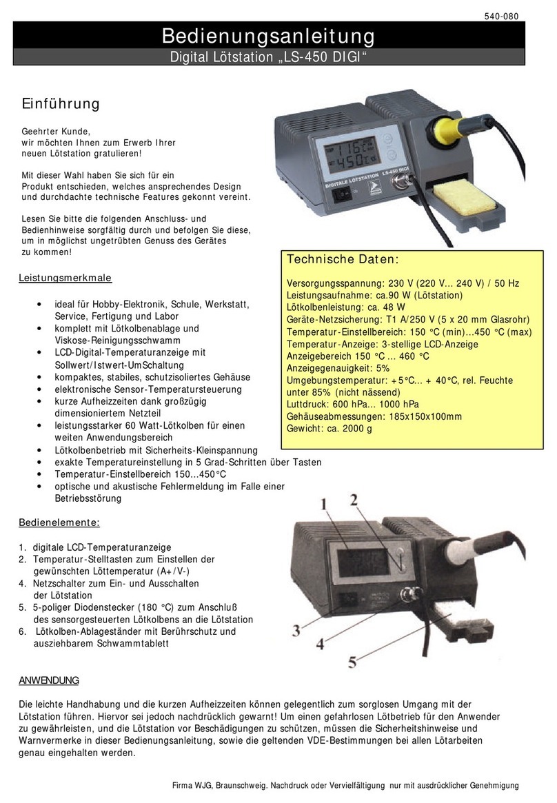WJG LS-450 DIGI owner's manual