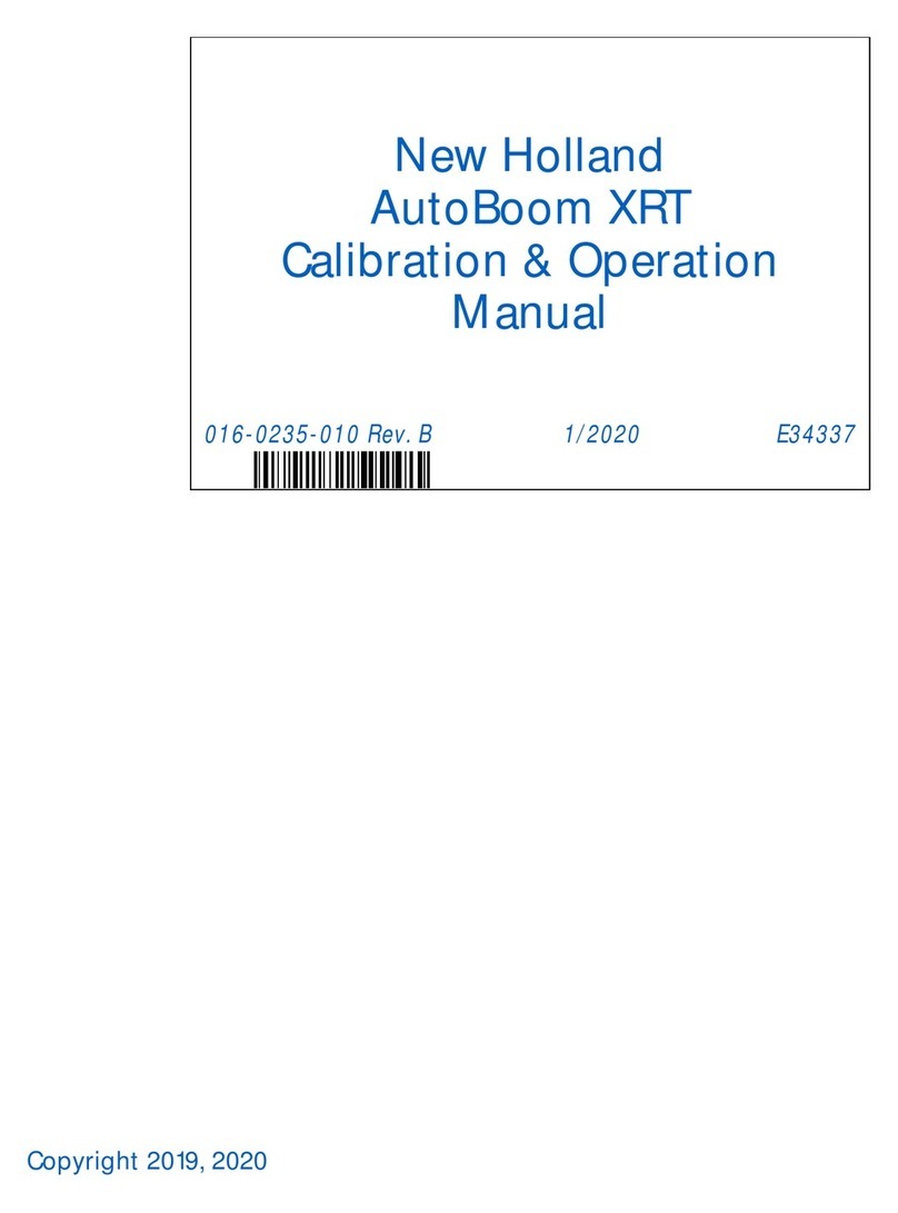 Raven New Holland AutoBoom XRT Use and care manual
