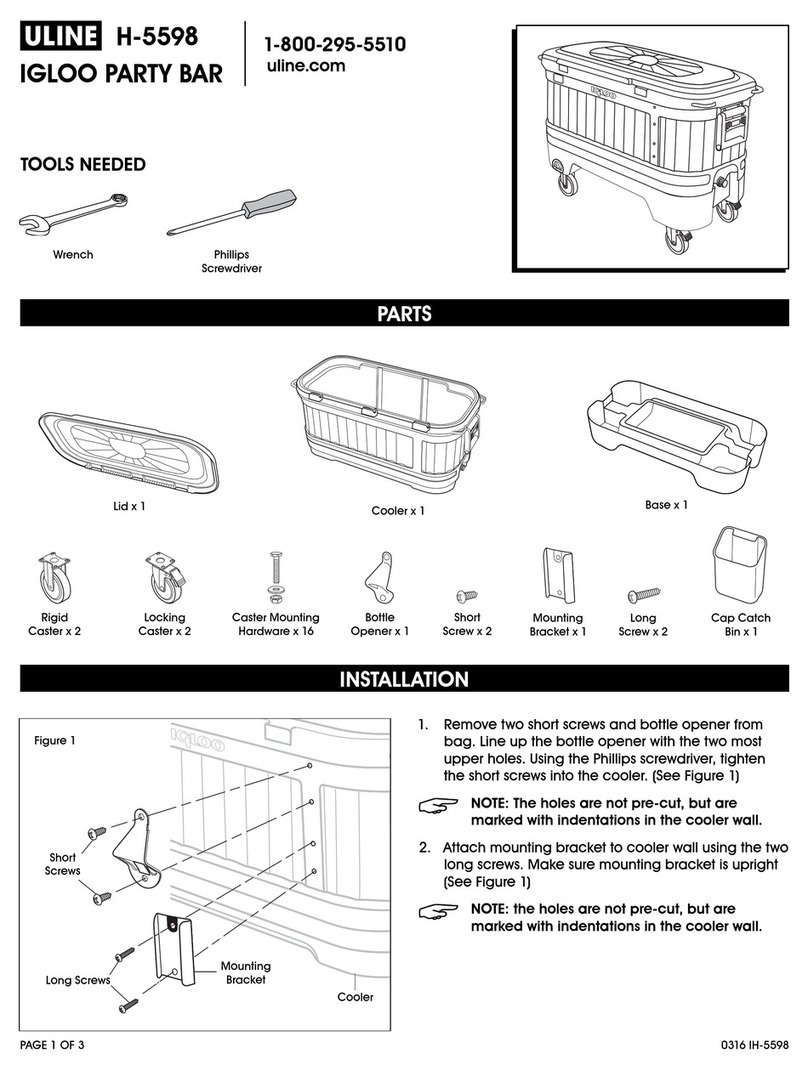 U-Line H-5598 manual