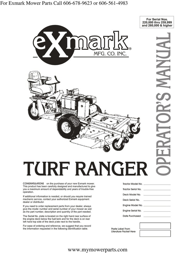 Exmark Turf Ranger TR23KC User manual