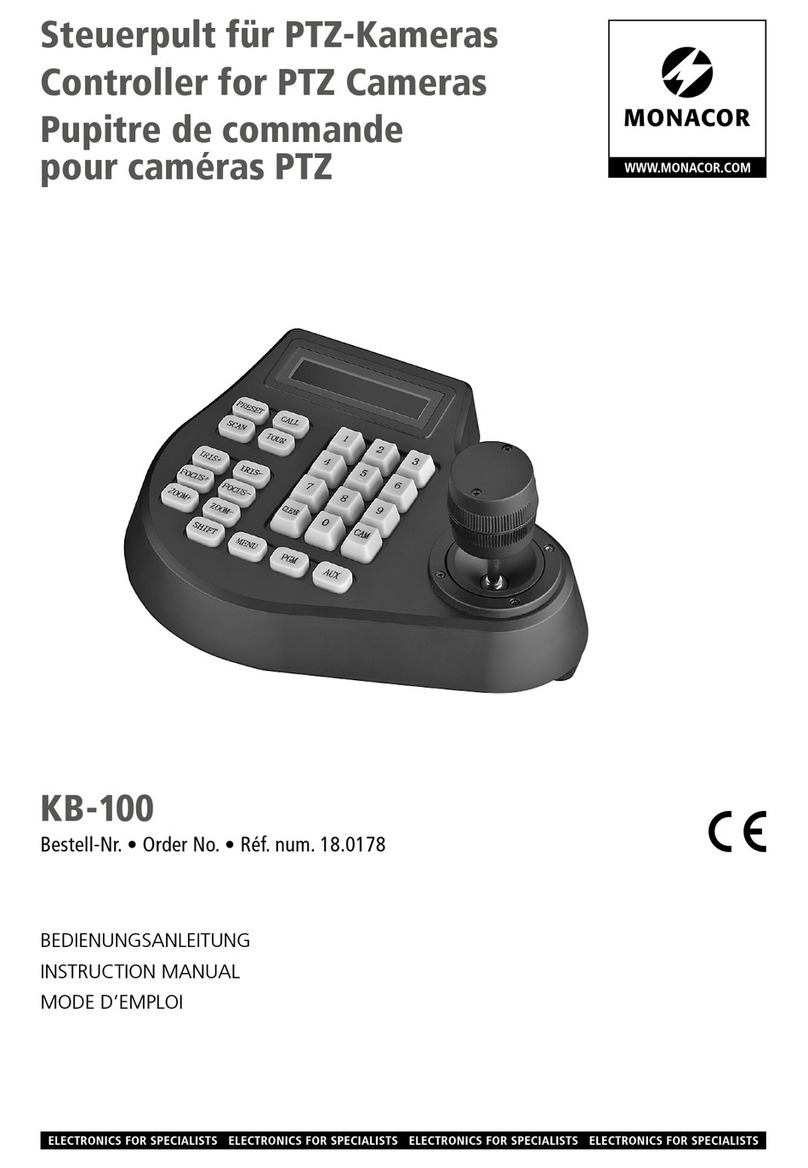 Monacor KB-100 User manual