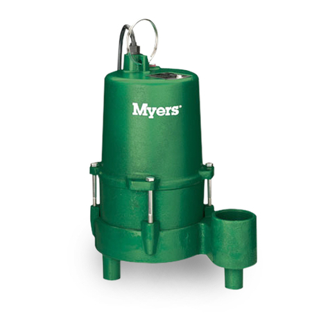 MYERS ME45MC -11 Series Installation and operation manual MYERS ME45MC -11 Series Installation and operation manual